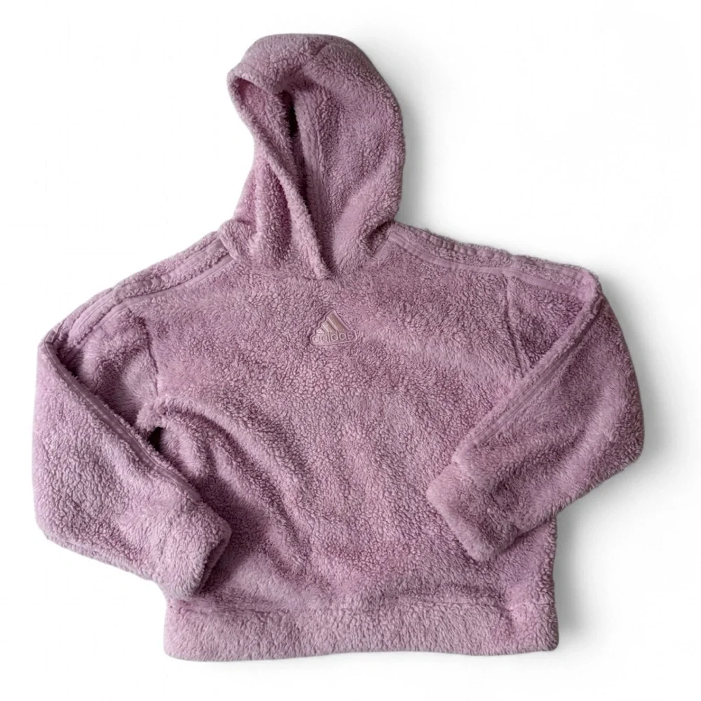 NWOT Adidas  girl sherpa hoodie